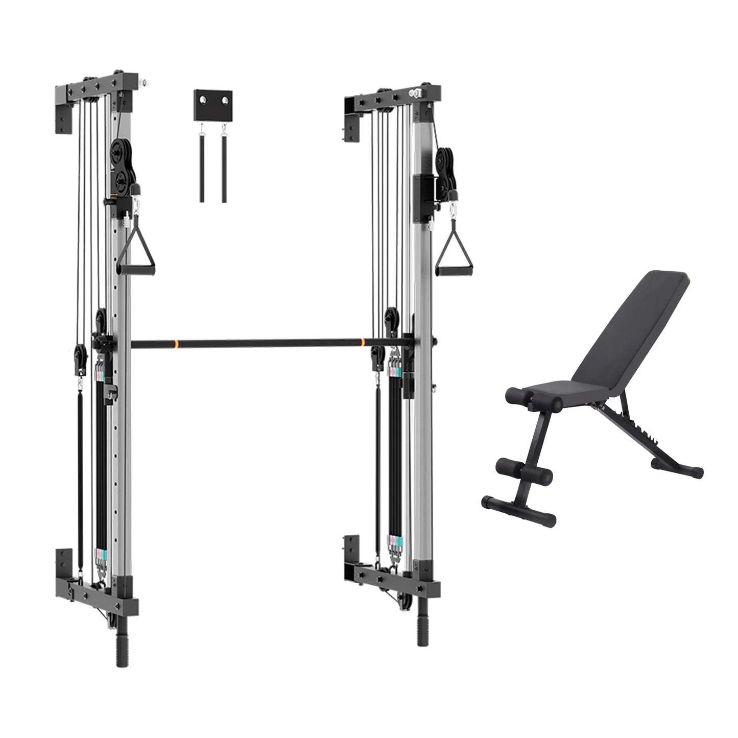 Folding Wall-Mounted Smith Machine