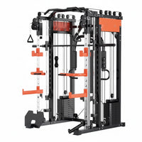 Smith Machine Cable Crossover Built for Complete Training, 390KG Weight Stack, Steel Construction, Multifunction
