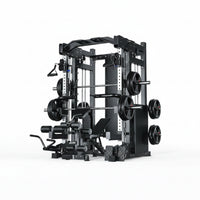 Smith Machine Cable Crossover Built for Complete Training, 390KG Weight Stack, Steel Construction, Multifunction